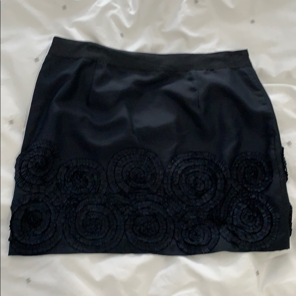 Banana Republic Black Silk Miniskirt - Picture 3 of 5